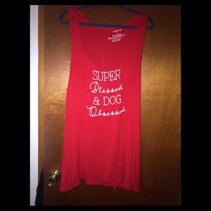 Super blessed & dog obsessed tanktop